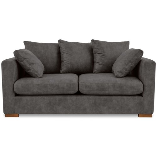Scandic Antracitno siva sofa od imitacije kože 175 cm Hamburg – Cijene
