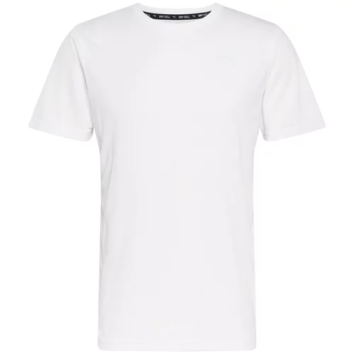 Puma Tehnička sportska majica svijetlosiva / bijela