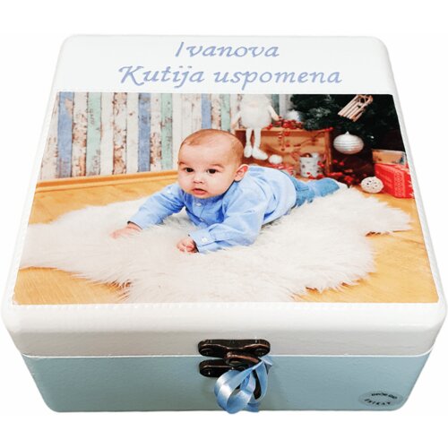  Personalizirane kutije s fotografijama &ndash; Poklon za kr&scaron;tenje ili rođendan - 16x16x10cm - 1912 Cijene
