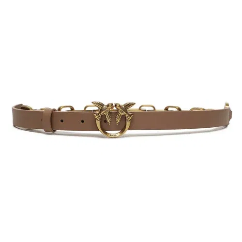 Pinko Ženski pas Love Day Macro Chain H2 Belt AI 23-24 PLT01 100139 A0F1 Rjava