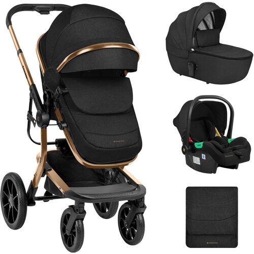 Kikka Boo kolica IRENE premium 3in1 set sa I-SIZE autosedištem i tvrdom korpom black Cene