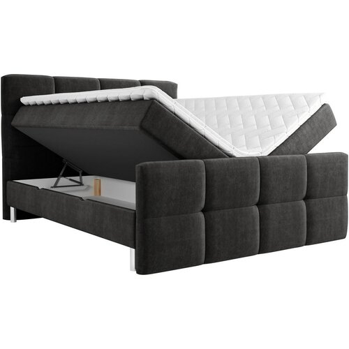 Esposa POSTELJA Z VZMETNICO 180 cm x 200 cm , tekstil antracit Slike