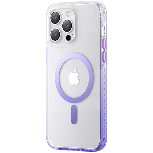 Kingxbar Magnetni ovitek za iPhone 14 Plus MagSafe PQY Ice Crystal Series vijoličen, (21522080) Slike