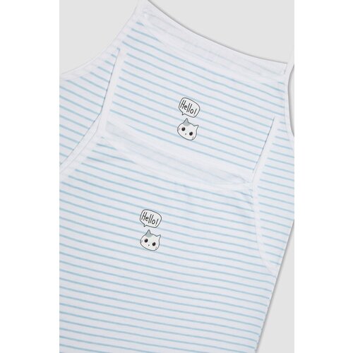  Girl Striped Suspender 2-Pack Undershirt Cene