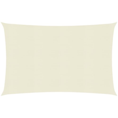 vidaXL Senčno jadro 160 g/m² krem 2x3,5 m HDPE, (20609860) Cene