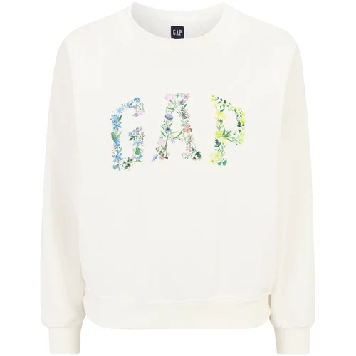 Gap Petite Sweater majica plava / žuta / travnato zelena / bijela