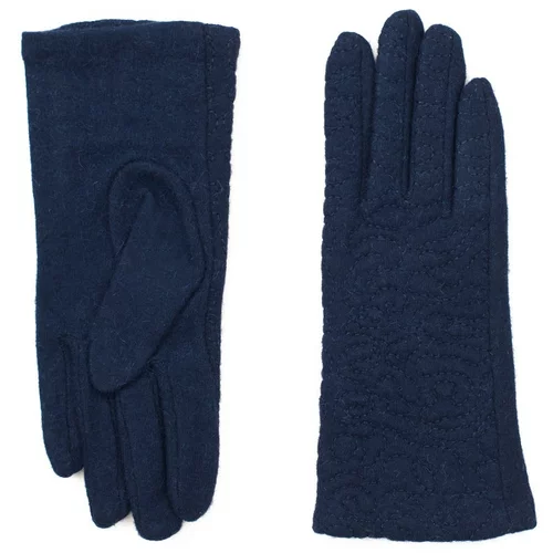 Art of Polo Woman's Gloves rk16512-2 Navy Blue
