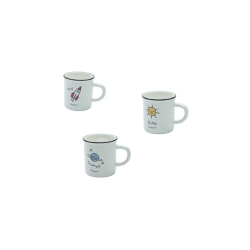 Dekordom Šolja sun/fly/planet/cosmos g170-7 - n02 Cene