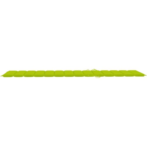  Jastuk za ležaljku jarkozeleni 200 x 60 x 3 cm tkanina Oxford Slike
