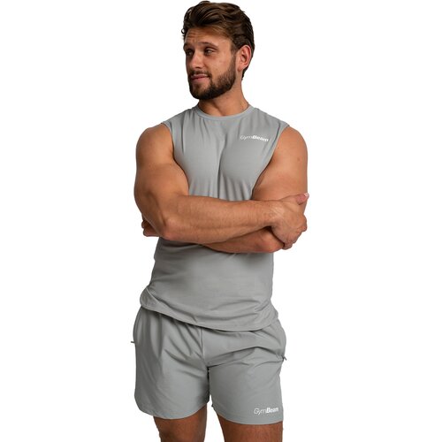 GymBeam Mu&amp;scaron;ka majica bez rukava TRN Grey Slike