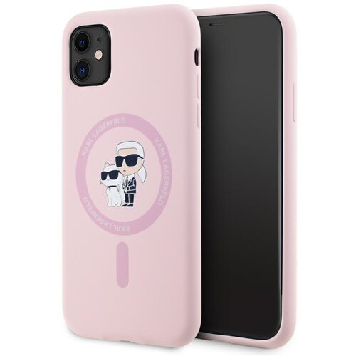 Karl Lagerfeld SILIKONSKI OVITEK KARL&CHOUPETTE ZA IPHONE 11 ZA MAGSAFE, (5000013656) Cene