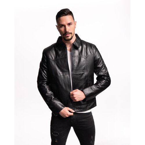 La Force Fashion mu&scaron;ka  kožna jakna antonio - crna Cene
