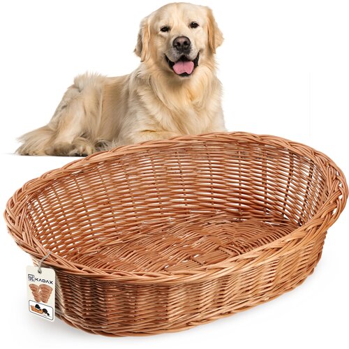 KADAX Postelja za pse in mačke iz pletenine, naravna, velika, ekolo&amp;scaron;ka, 90 cm xl, (5000351830) Slike