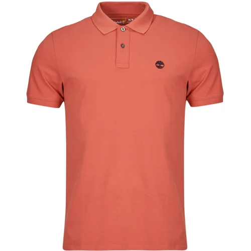 Timberland Pique Short Sleeve Polo Smeđa