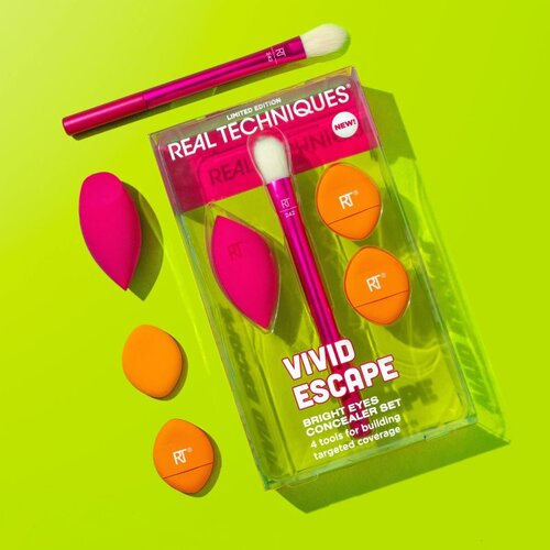 Real Techniques Vivid Escape Bright Eyes Concealer Set set za ličenje Slike