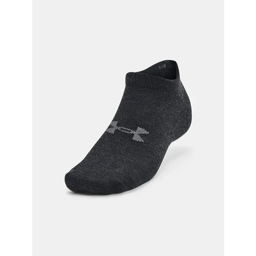 Under Armour Socks UA Essential No Show 3pk-BLK - unisex