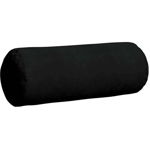 VidaXL valjkasti jastučići 2 pcs crna &amp;Oslash; 25 x 70 cm mikrofiber tkanina Slike