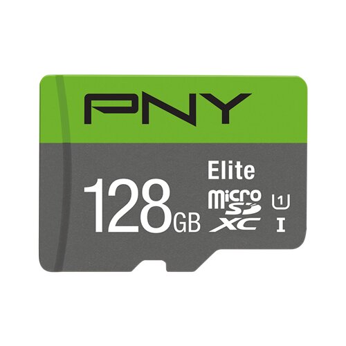 Pny Memorijska kartica MicroSDXC Elite, 128GB, klasa brzine V10, s adapterom Slike