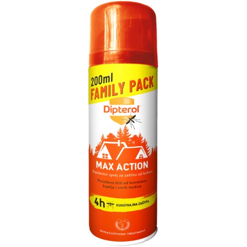 Dipterol Max Action Repelent sprej 200ml Cene