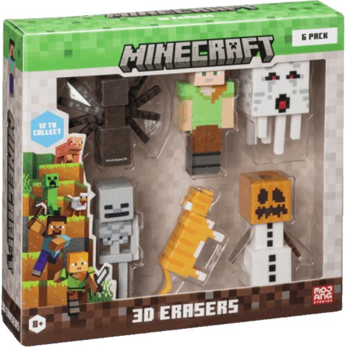 PMI Gumice za brisanje, Minecraft 3D, set 6 kom. &ndash; MC4060B Cijene