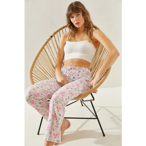 Bianco Lucci Women's Patterned Pajama Bottoms