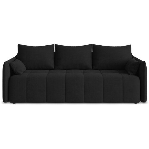 Makamii Crna sklopiva/s prostorom za odlaganje sofa 225 cm Moku – Cene