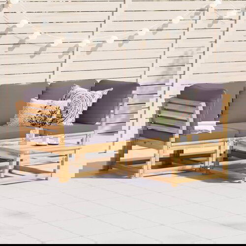 vidaXL 3-dijelna vrtna garnitura s jastucima masivno bagremovo drvo Cene