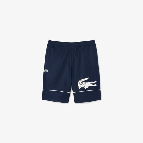 Lacoste Kratke hlače &amp;amp; Bermuda PRINTED DIAMOND TAFFETA TENNIS SHORTS Modra Slike