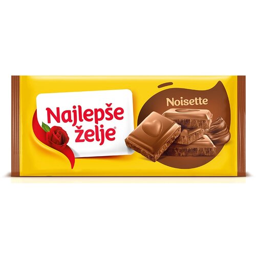 NAJLEPŠE ŽELJE čokolada štark noisette 180g Cene