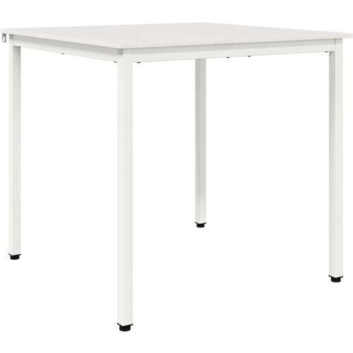 Stol za objedovanje Bijelo 80 x 80 x 75 cm Čvrsto borovo drvo Slike