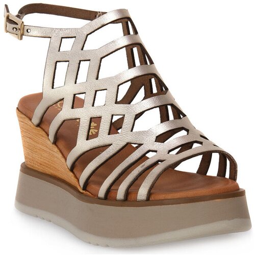 Priv Lab Sandali &amp;amp; Odprti čevlji PLATINO LAMINATO Siva Slike