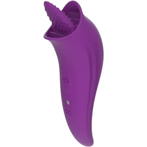 WEJOY Iris - punjivi vibrator za lizanje jezika (ljubičasti) Slike