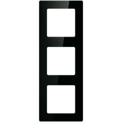 Avatto Okvir stikala za luči N-TS10-Frame-B3 Triple (črn), (20845011)