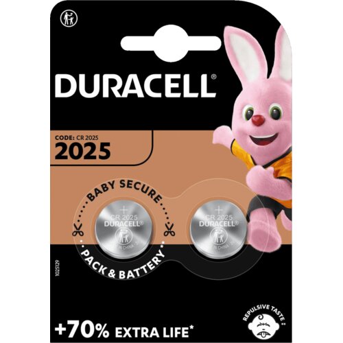 Duracell Baterija litijska, CR2025, 3V, dugmasta, blister 2 kom &amp;ndash; DL/CR2025 Slike