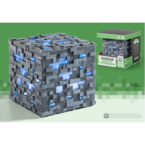 Noble Collection Minecraft Illuminating diamond ore replika Slike