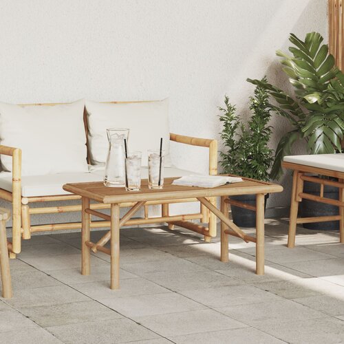 vidaXL Naravni bambus 90 x 50 x 43 cm Klubska miza Pravokotna Cene