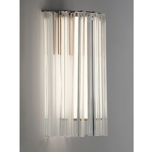 Nova Luce Mjedena staklena LED zidna lampa Nol &amp;ndash; Slike