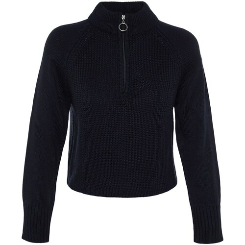 Trendyol Sweater - Navy blue - Regular fit Slike