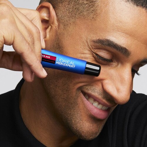 L&amp;acute;Or&amp;eacute;al Paris Men Expert Power Age revitalizacijska in posvetlitvena krema za predel okoli oči za mo&amp;scaron;ke 15 ml Slike