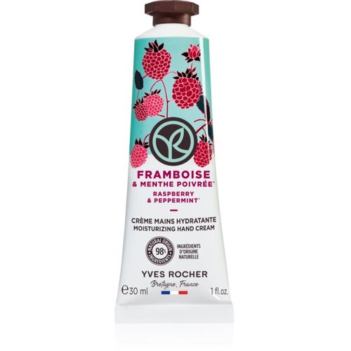 Yves Rocher Bain de Nature krema za roke Raspberry & Peppermint 30 ml Cene