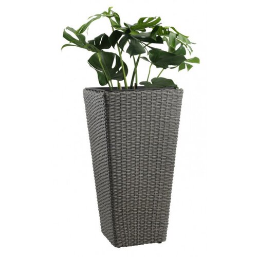  Bašttenska saksija Blommor Š31xD31xV50 siva ( 6401243 ) Cene