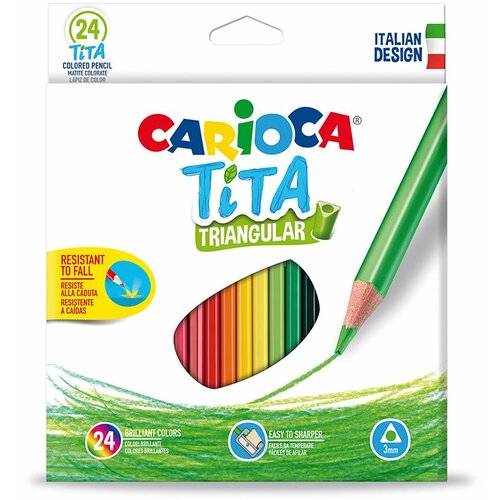 Carioca drvene bojice tita triangular 1/24 42787 Cene
