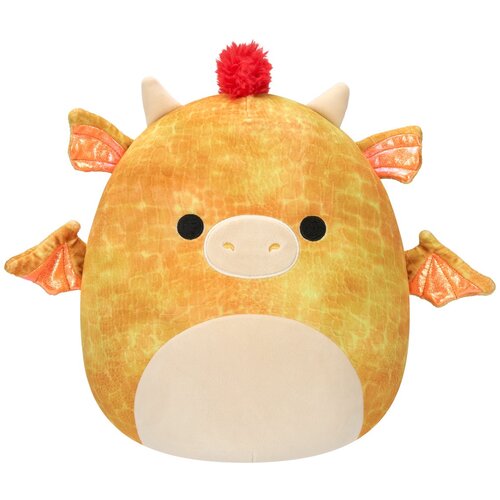 Squishmallows Dieric, pogumni rumeni zmaj z rdečimi ščetinami, 40 cm Cene