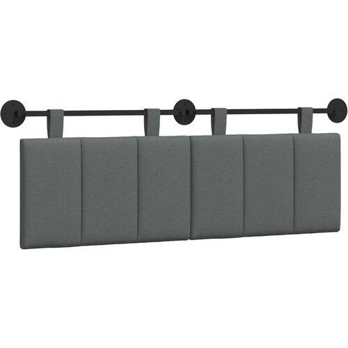  Držeće uzglavlje Zidne Tamno siva 150 x 55 x 5 cm tkanina - Tamno siva 140 cm bez LED Slike