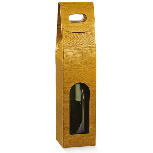  kutija kartonska 1 boca zlatna sa ručkom -38434 Cene
