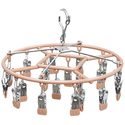 INF Vrteči obesek za perilo 24 sponk, 360&deg;; nerjaveče/aluminij Pink, (5000324965) Cene