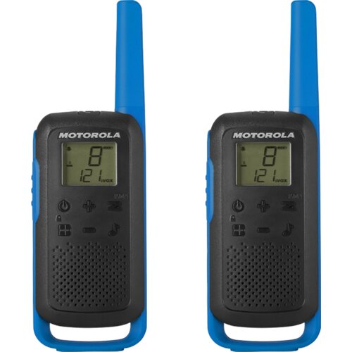 Motorola Walkie Talkie, domet 8 km, 16 kanala, plava - TLKR T62 BL Cijene