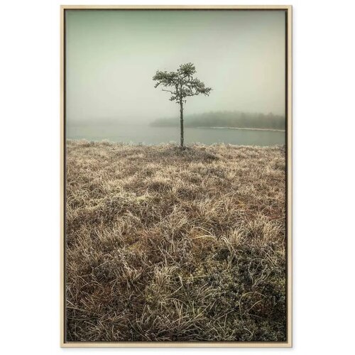  Slika - At the Lake Shore (1 Part) Vertical 80x120 U prirodnom drvenom okviru Cijene