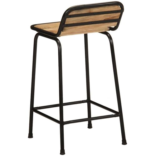 VidaXL barski stolci 4 kom 46x35,5x80 cm masivnog grubog drva manga Slike