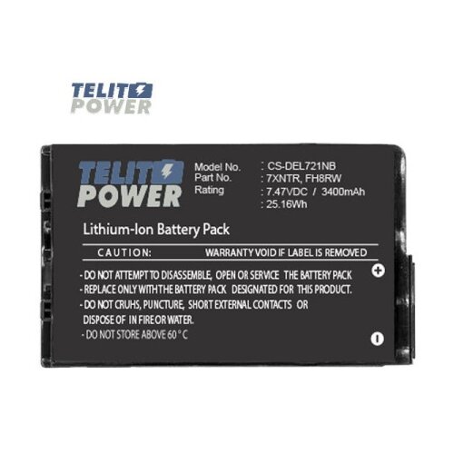  CS-DEL721NB zamenska baterija za DELL Latitude Rugget Tablet seriju ( 5166 ) Slike